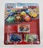 Disney Pixar Cars - Üçlü Mini Racers - DJ & Snot Rod & Wingo (1:110)