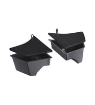 Cbtx Tesla Model 3 İçin 2 Pcs / Set Araç Bağışık Sağlık Sakım Kutusu, Framshıp Model, Style: Kapak (Siyah)