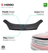 Fiat Uyumlu Ducato ABS Plastik Kaput Rüzgarlığı 2014 Üzeri A+Kalite Parça