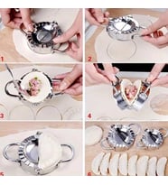 Pratik Hamur Kapatma Aparatı – Çiğ Börek, Mantı Ve Poğaça Kalıbı (7.5 Cm)
