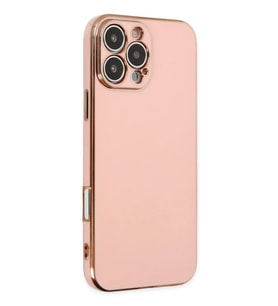 iPhone 16 Pro Kılıf Volet Silikon - Pembe