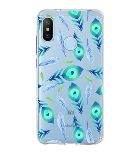PrintiFy Xiaomi Mi A2 ile Uyumlu 1mm Slim Fit Nazar Boncuğu 3 Baskılı Şeffaf  Kılıf
