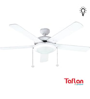Kaşkar-Taflan D52018-Beyaz Lambalı Tavan Vantilatörü