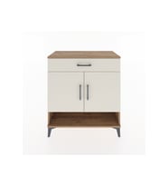 Hyperion Şifonyer Tek Raflı Tek Çekmeceli 2 Kapaklı 88x44x96 Çam-Aytaşı