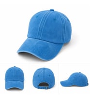Unisex Yıkamalı Baseball Şapka Vintage Görünümlü