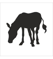 EŞEK  FOLYO STİCKER 160cm Uzunluk (Karışık)