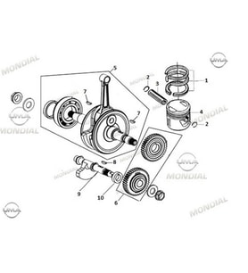 MONDİAL RX1 ENDURO SEKMAN ORJ