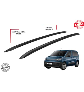DOBLO KISA ŞASE YAPIŞIK PORT BAGAJ TAVAN ÇITASI SİYAH 2019 2020 2021 2022 2023 2024 2025 2026 2027