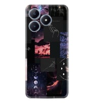 C61 Kılıf Boutique Baskılı Resimli Ay Pattern Pcode -030