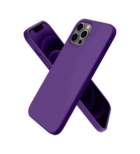 Apple iPhone 12 Pro Kılıf First Silikon - Mürdüm
