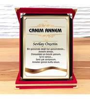 Anneler Günü Hediyesi Plaket