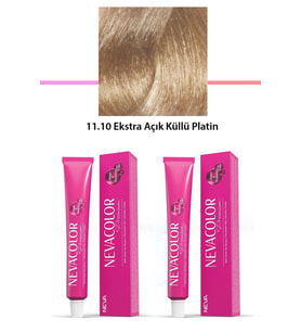 2 li Set Premium 11.10 Ekstra Açık Küllü Platin - Kalıcı Krem Saç Boyası 2 X 50 g Tüp