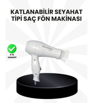 Taşınabilir Fön Makinesi Katlanır Gövde Enerji Tasarruflu
