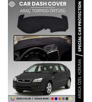 FORD FOCUS 2 (2005-2008) Torpido Örtüsü Panel Torpido Koruma Tam Uyum Çatlamayı Önler Kolay Montaj