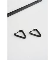 Kadın 316 L Paslanmaz Çelik 2 cm Üçgen Model Küpe