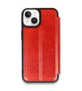 iPhone 14 Kılıf Flip Cover - Kırmızı