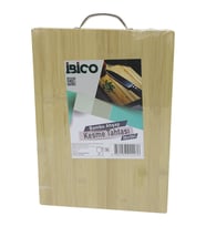 26X36 X 1.7CM LUX AHŞAP BAMBU KESİM PANOSU - KESME TAHTASI METAL KULPLU
