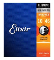Elixir 12052 Nanoweb Light Elektro Gitar Teli (10-46)