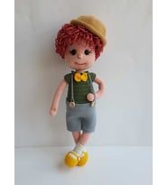 Tarçın Bebek Amigurumi Organik Oyuncak
