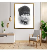 ÇERÇEVELİ ATATÜRK TABLO S756