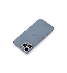 İphone 12 Metal Kamera Lens Koruma Cam - Gümüş