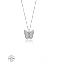 SWAROVSKİ TAŞLI  ZİRCONİA YUSUFÇUK 925 AYAR GÜMÜŞ KOLYE