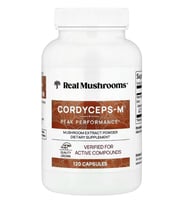 Real Mushrooms Cordyceps M Mushroom Beta Glucans 120 Capsul.ORJ ABD MENŞEİ.