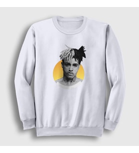 Presmono Unisex Beyaz Sun XXXTentacion Sweatshirt 49026tt (Beyaz)