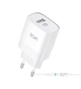 Rova SB106T Şarj Başlığı ve Type-C Şarj Kablosu - KVK Teknik Servis Garantili