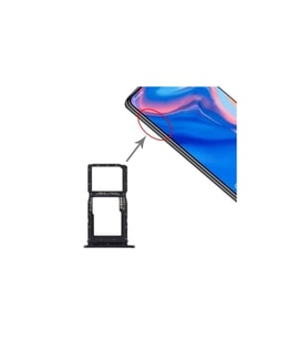 Huawei Uyumlu Y9 Prime 2019 Sim Kart Yuvası Sim Kart Çekmecesi Siyah Renk