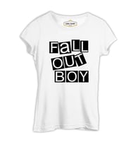 Fall Out Boy - Blocks Beyaz Kadın Tshirt