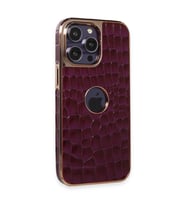 iPhone 14 Pro Kılıf Snake Kapak - Derin Mor