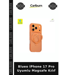 Blueo iPhone 17 Pro Uyumlu Magsafe Kılıf Telefon Kabı Cihaz Ekipmanı Cep Kılıfı