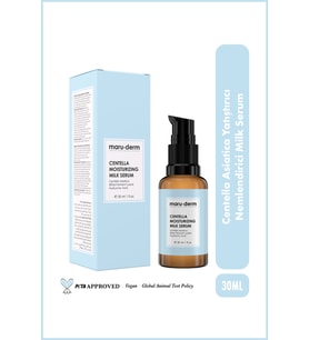 MaruDerm Centella Asiatica Yatıştırıcı Nemlendirici Milk Serum 30 ML