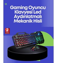 PG8018 LED Aydınlatmalı Mekanik Klavye Mouse – Oyunlarda Üstün Performans