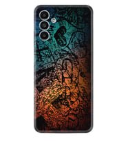 Samsung A23 A31 A32 A50 A51 A52 A53 A70 Kılıf Desenli Silikon İşaretler Tuval 1716