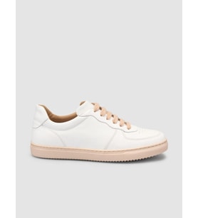 MonaMae Beyaz - Pembe Detaylı Kadın Sneaker