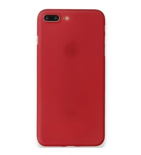 Apple İphone 8 Plus Kılıf Pp Ultra İnce Kapak - Kırmızı