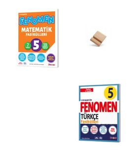 Fenomen 5. Sınıf Maarif Matematik ve Türkçe Fasikülleri Soru Bankası + Telefon Standı