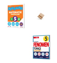 Fenomen 5. Sınıf Maarif Matematik ve Türkçe Fasikülleri Soru Bankası + Telefon Standı