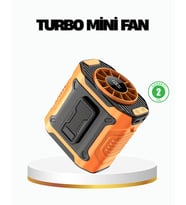 Northcity Turbo Mini Taşınabilir Fan – 100 Kademeli Dijital Hız Kontrolü ve Type-C Şarj