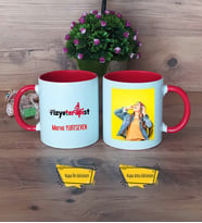 Fizyoterapist Kupa Bardak Kırmızı Fotoğraflı Fizyoterapistler Günü Hediyesi