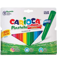 CARIOCA 12 RENK JUMBO ÜÇGEN YIKANABİLİR MUM BOYA