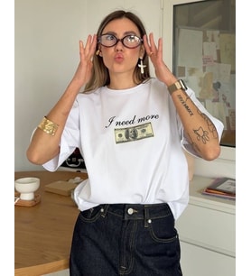 özel tasarım beyaz kadın tshirt
