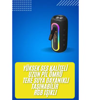 Bluetooth Hoparlör Usb Şarjlı Uzun Pil Ömrü Android İos Uyumlu Renkli
