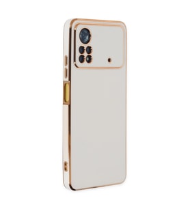 Xiaomi Poco X4 Pro 5g Kılıf Volet Silikon - Beyaz