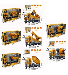 KLX800-241-42-43-244 IŞIKLI MÜZİKLİ 1:24 İŞ MAKİNA