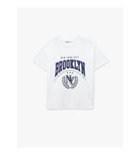 Koton Oversize Ekru Kadın T-Shirt 6SAL10001IK