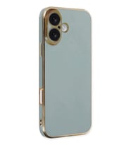 Newface Apple iPhone 16 Kılıf Volet Silikon - Açık Yeşil