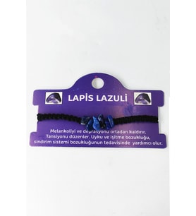 Lapis Lazuli Kırık Taşlı Ip Bileklik